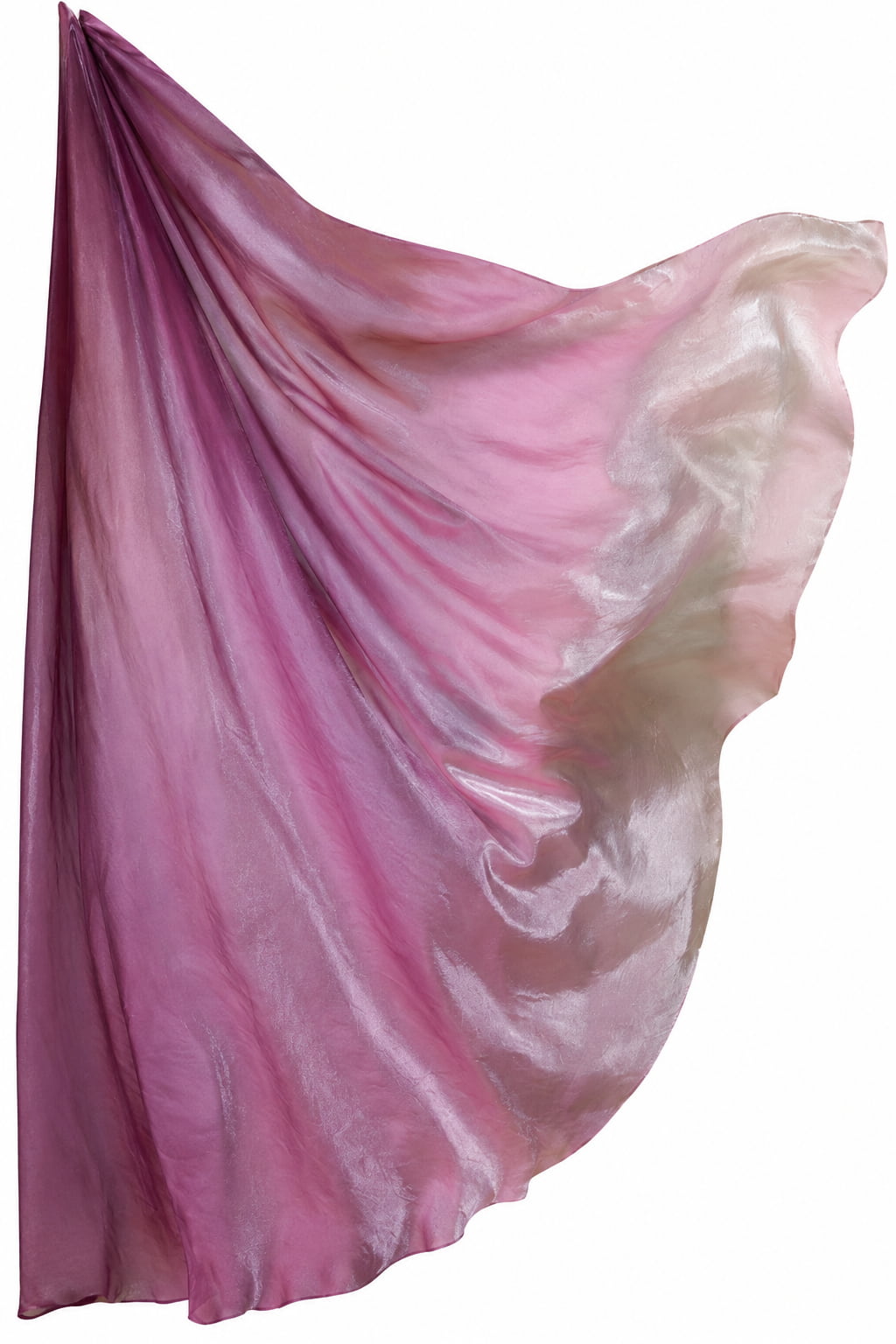 Dusty Mauve Two Tone Satin Silk Ready to Wear Drape Saree - Naksh Creation