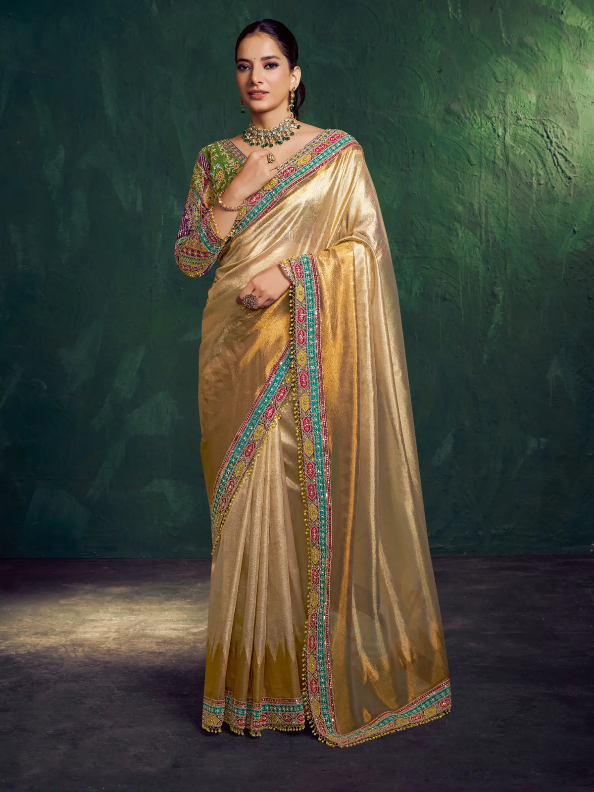 Gold Traditional Saree
