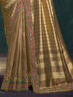 Gold Saree view 3