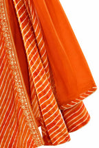Naksh Creation Hot Pink Chinon Anarkali Suit