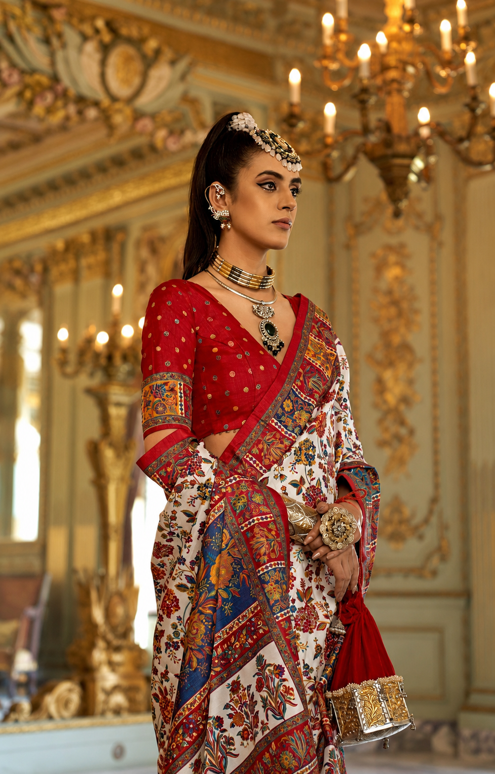 Elegant Pink Viscose Silk Saree with Luxury Print & Marmo Finish | Festive Party Wear